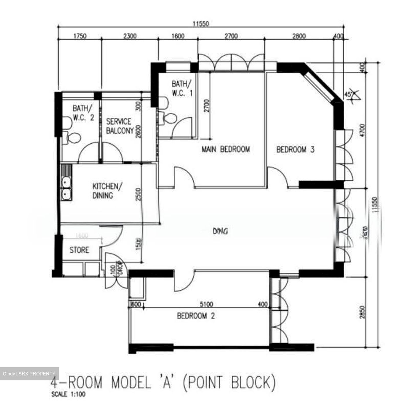 Blk 81B Lorong 4 Toa Payoh (Toa Payoh), HDB 4 Rooms #633405851